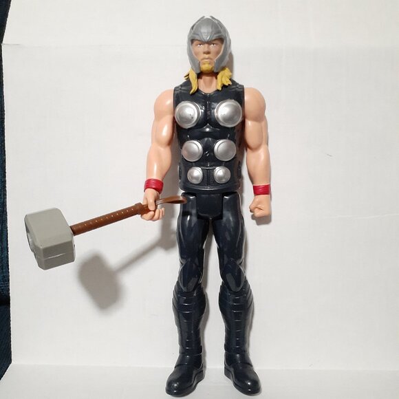 Marvel 12" Figures 2014 Lot of 4 (Star Lord, Spiderman, Black Spiderman & Thor) - Picture 5 of 9